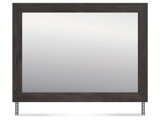Signature Design by Ashley - Parlayon Bedroom Mirror in Charcoal - B3370-36 veiw 1