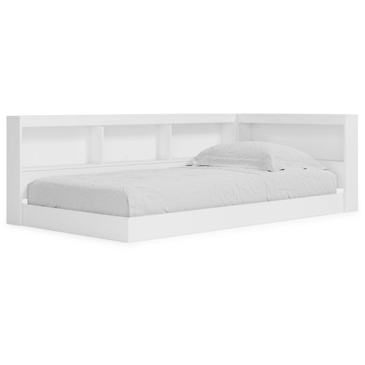 Signature Design by Ashley - Piperton Twin Bookcase Storage Bed in White veiw 1