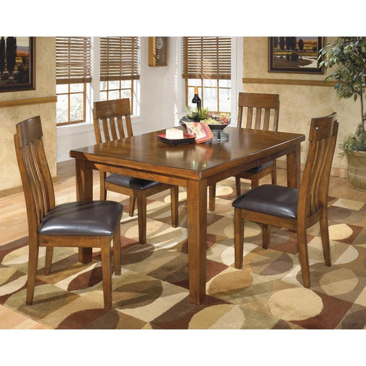Signature Design by Ashley - Ralene Dining Table With 4 Chairs in Medium Brown veiw 1