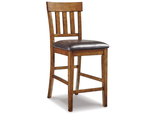 Signature Design by Ashley - Ralene Upholstered Barstool (Set Of 2) in Medium Brown - D594-124 veiw 1
