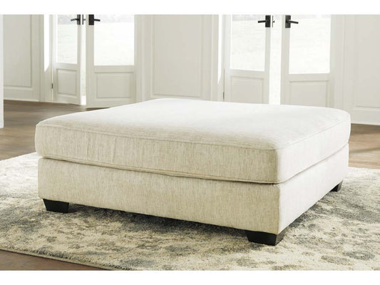 Signature Design by Ashley - Rawcliffe Oversized Accent Ottoman in Parchment - 1960408 veiw 1