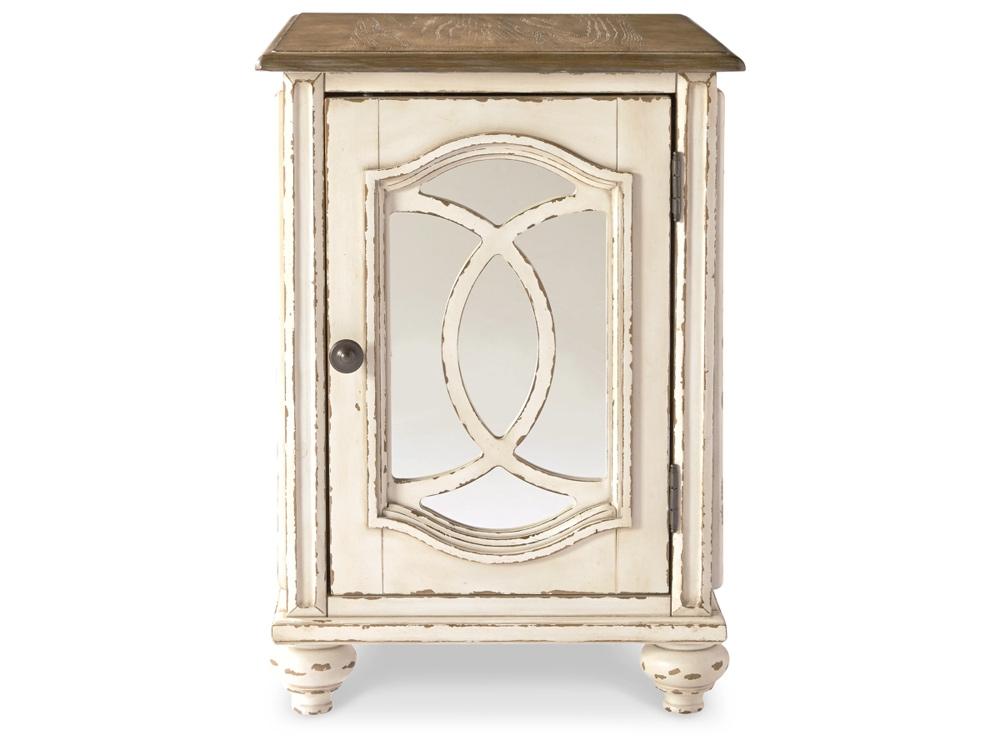Signature Design by Ashley - Realyn Chair Side End Table in White/Brown - T743-7 veiw 1