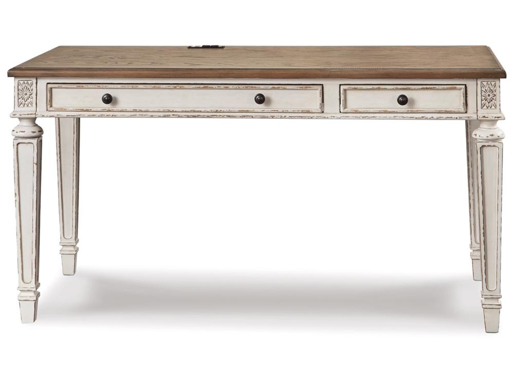 Signature Design by Ashley - Realyn Home Office Desk in Two-tone - H743-34 veiw 1