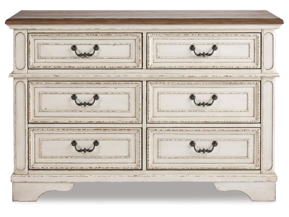 Signature Design by Ashley - Realyn Youth Dresser in Two-tone - B743-21 veiw 1