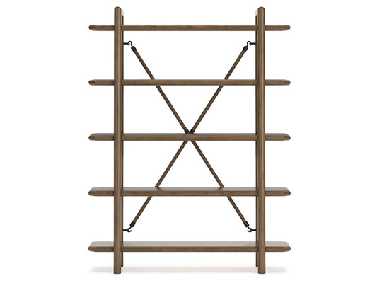Signature Design by Ashley - Roanhowe Bookcase in Brown - H769-70 veiw 1