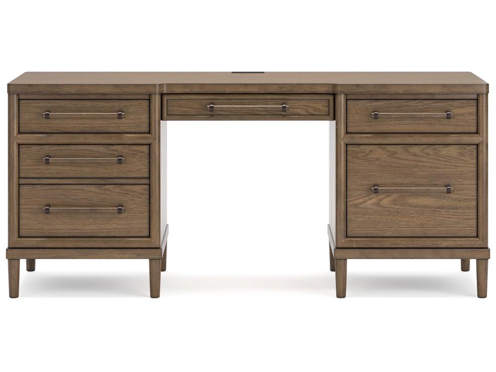 Signature Design by Ashley - Roanhowe Home Office Desk in Brown - H769-21 veiw 1