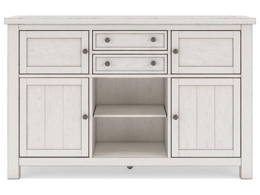 Signature Design by Ashley - Robbinsdale Dining Room Server in Antique White - D642-60 veiw 1