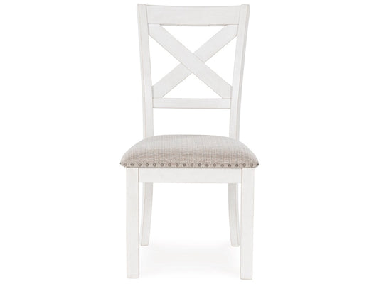 Signature Design by Ashley - Robbinsdale Dining Uph Side Chair (Set Of 2) in Antique White - D642-01 veiw 1