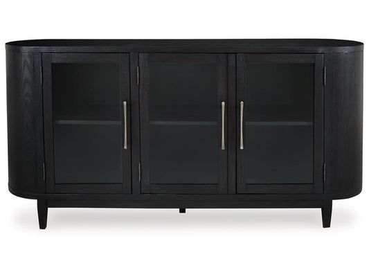 Signature Design by Ashley - Rowanbeck Dining Room Server in Black - D821-60 veiw 1