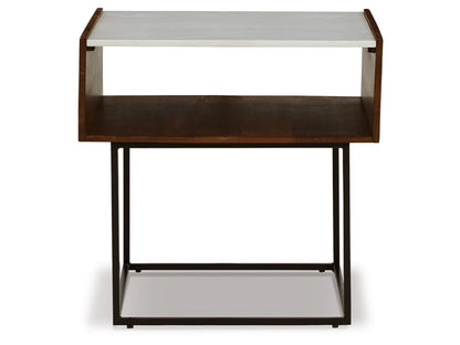 Signature Design by Ashley - Rusitori Rectangular End Table in Multi - T169-3 veiw 3