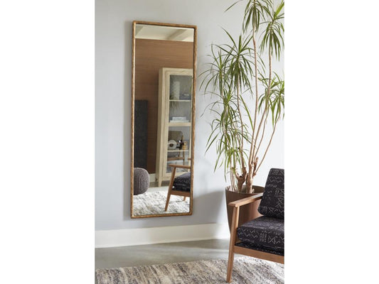 Signature Design by Ashley - Ryandale Floor Mirror in Antique Brass Finish - A8010265 veiw 2