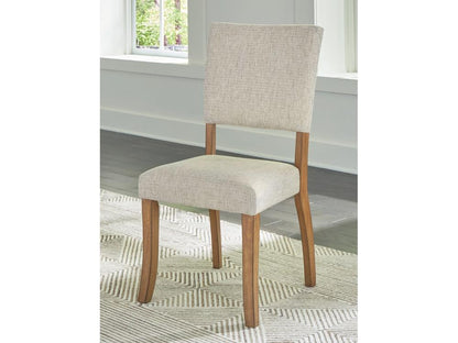 Signature Design by Ashley - Rybergston Dining Uph Side Chair (Set Of 2) in Light Brown - D601-01 veiw 2