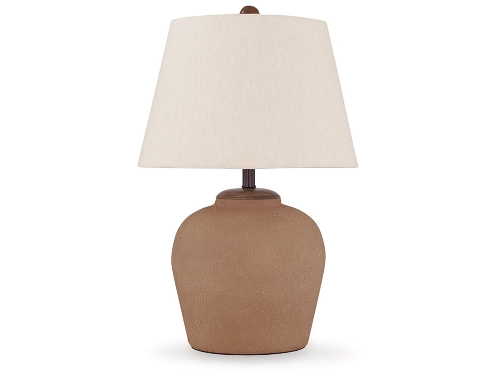 Signature Design by Ashley - Scantor Metal Table Lamp in Rust - L207464 veiw 1