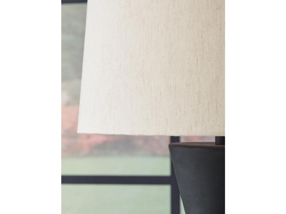 Signature Design by Ashley - Scarbot Paper Table Lamp (Set of 2) in Distressed Black - L243354 veiw 3