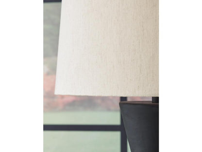 Signature Design by Ashley - Scarbot Paper Table Lamp (Set of 2) in Distressed Black - L243354 veiw 3
