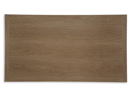 Signature Design by Ashley - Serene Bay Outdoor Rectangular Cocktail Table in Dark Brown - P671-701 veiw 3