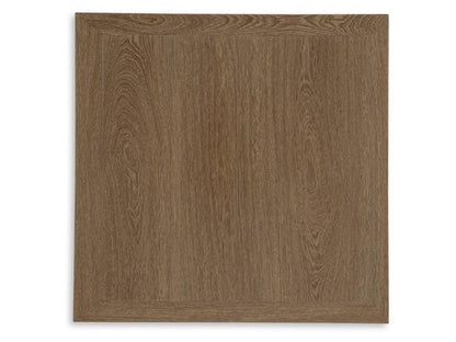 Signature Design by Ashley - Serene Bay Outdoor Square End Table in Dark Brown - P671-702 veiw 3