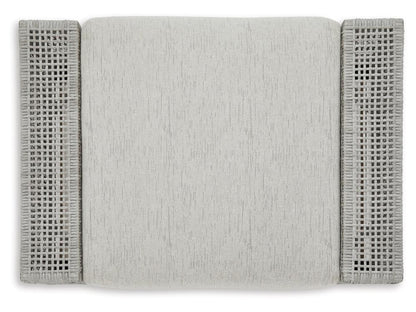 Signature Design by Ashley - Seton Creek Outdoor Ottoman With Cushion in Gray - P798-814 veiw 3