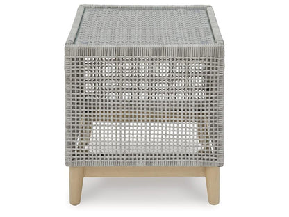 Signature Design by Ashley - Seton Creek Outdoor Square End Table in Gray - P798-702 veiw 1