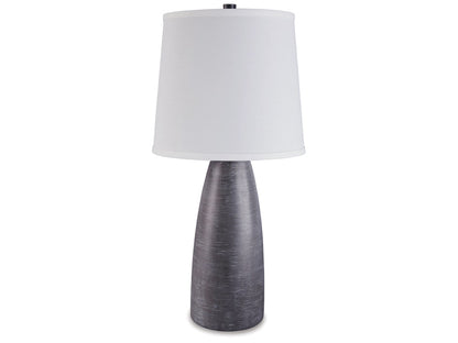 Signature Design by Ashley - Shavontae Poly Table Lamp in Gray - L243004 veiw 1