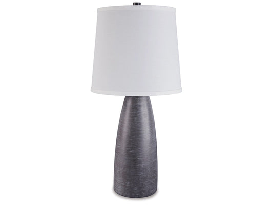 Signature Design by Ashley - Shavontae Poly Table Lamp in Gray - L243004 veiw 1