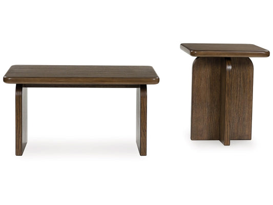 Signature Design by Ashley - Shawbeck Table (Set of 2) in Medium Brown - T315-12 veiw 1