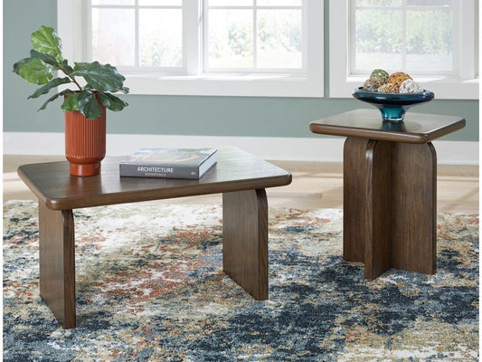 Signature Design by Ashley - Shawbeck Table (Set of 2) in Medium Brown - T315-12 veiw 2