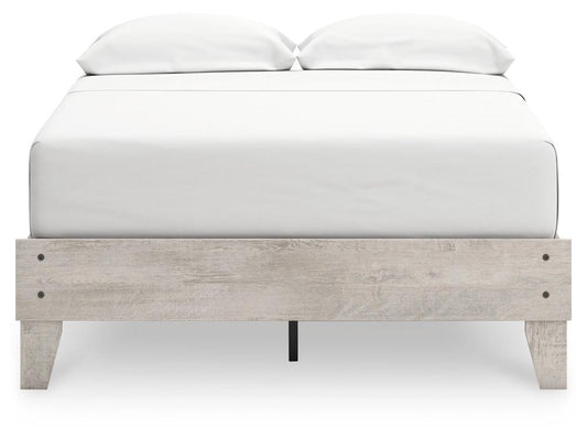 Signature Design by Ashley - Shawburn Full Platform Bed in Whitewash - EB4123-112 veiw 1