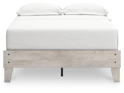 Signature Design by Ashley - Shawburn Full Platform Bed in Whitewash - EB4123-112 veiw 4