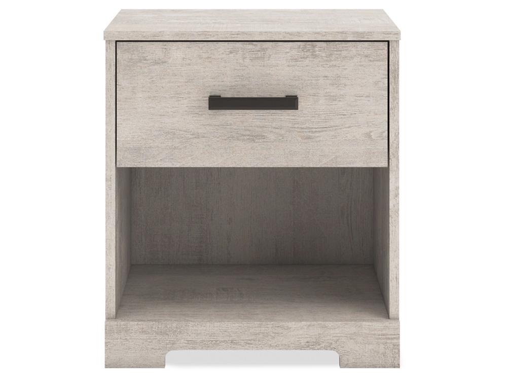 Signature Design by Ashley - Shawburn One Drawer Night Stand in Whitewash - EB4123-291 veiw 1