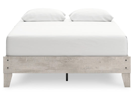 Signature Design by Ashley - Shawburn Queen Platform Bed in Whitewash - EB4123-113 veiw 1