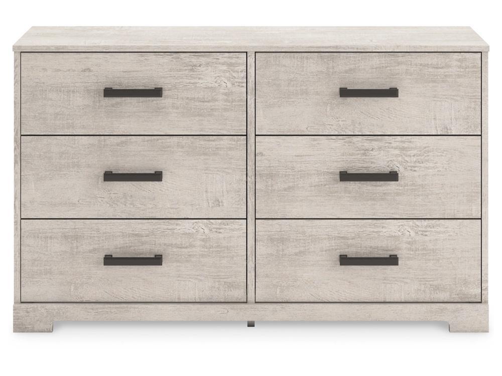 Signature Design by Ashley - Shawburn Six Drawer Dresser in Whitewash - EB4123-231 veiw 1