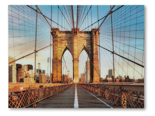 Signature Design by Ashley - Shayward Wall Art in Blue/Amber - A8000435 veiw 1