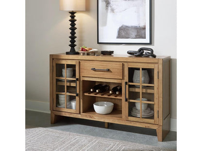 Signature Design by Ashley - Sherbana Dining Room Server in Light Brown - D833-60 veiw 2