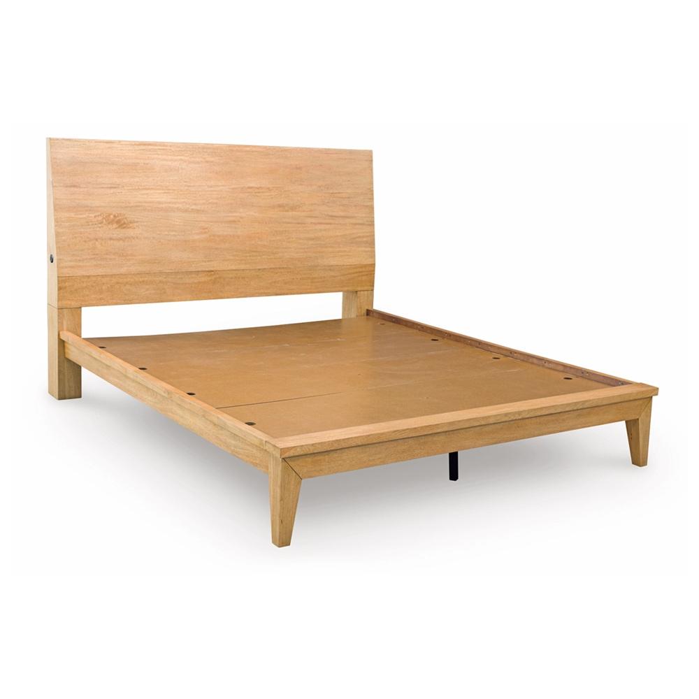 Signature Design by Ashley - Sherbana Queen Panel Bed in Light Brown veiw 1