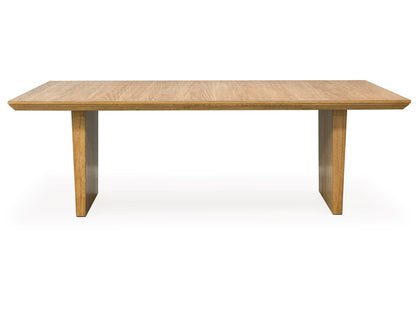 Signature Design by Ashley - Sherbana Rect Dining Room Ext Table in Light Brown - D833-35 veiw 1