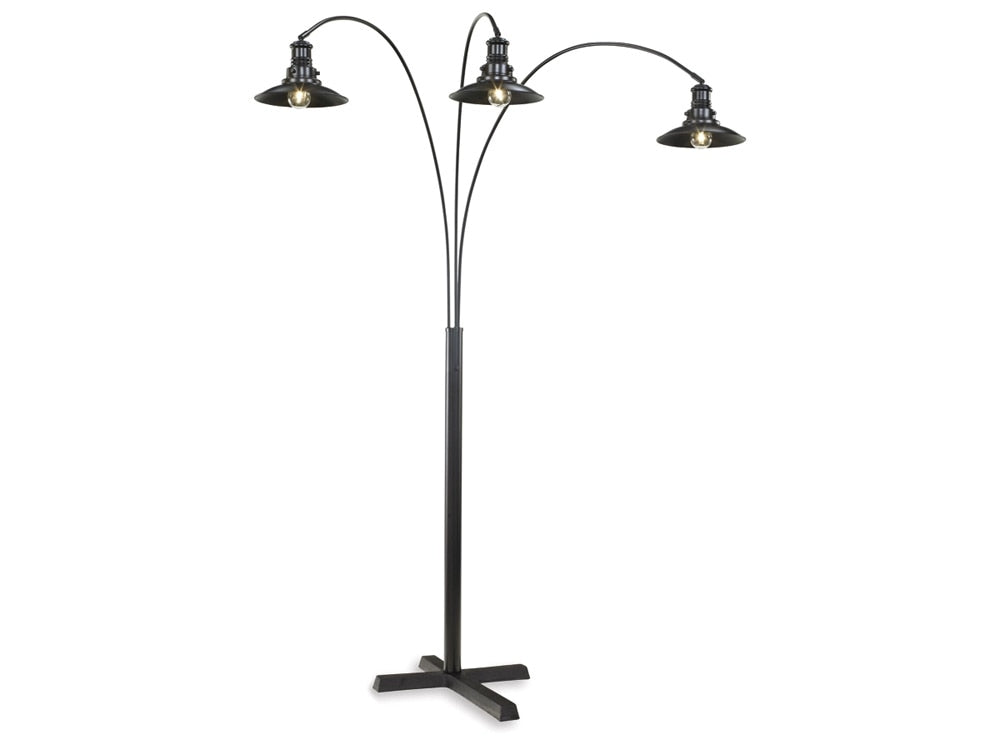 Signature Design by Ashley - Sheriel Metal Arc Lamp in Black - L725059 veiw 1
