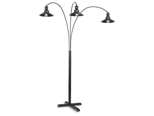 Signature Design by Ashley - Sheriel Metal Arc Lamp in Black - L725059 veiw 1