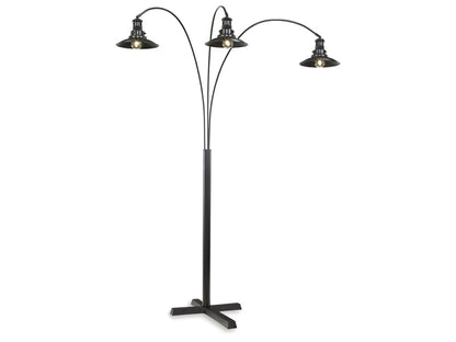 Signature Design by Ashley - Sheriel Metal Arc Lamp in Black - L725059 veiw 2