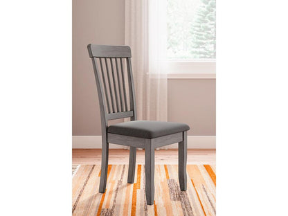 Signature Design by Ashley - Shullden Dining Room Side Chair (Set Of 2) in Gray - D194-01 veiw 2