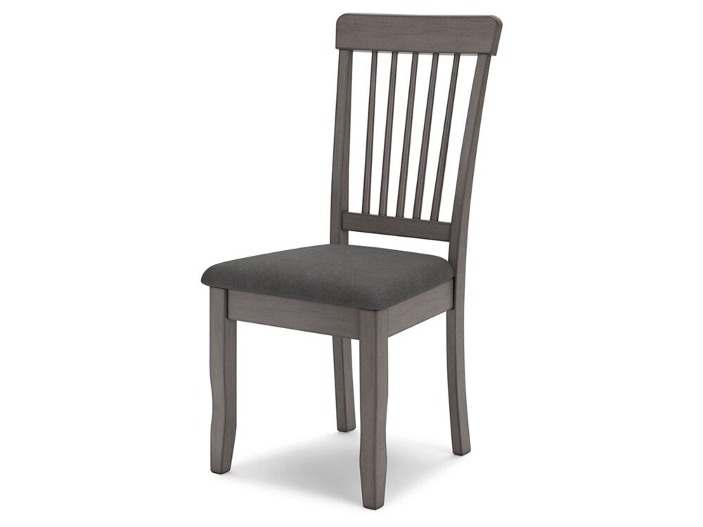 Signature Design by Ashley - Shullden Dining Room Side Chair (Set Of 2) in Gray - D194-01 veiw 3