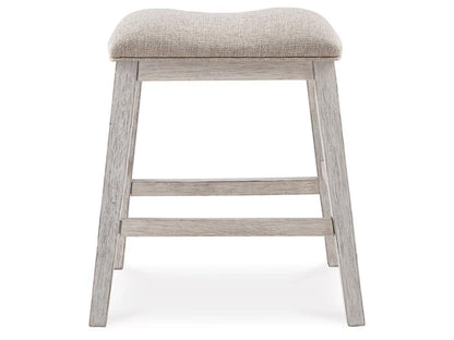 Signature Design by Ashley - Skempton Upholstered Stool (Set Of 2) in Two-tone - D394-024 veiw 1