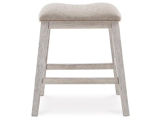 Signature Design by Ashley - Skempton Upholstered Stool (Set Of 2) in Two-tone - D394-024 veiw 1