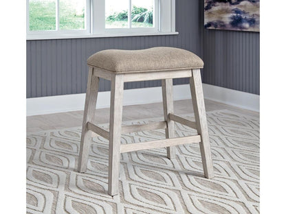 Signature Design by Ashley - Skempton Upholstered Stool (Set Of 2) in Two-tone - D394-024 veiw 2