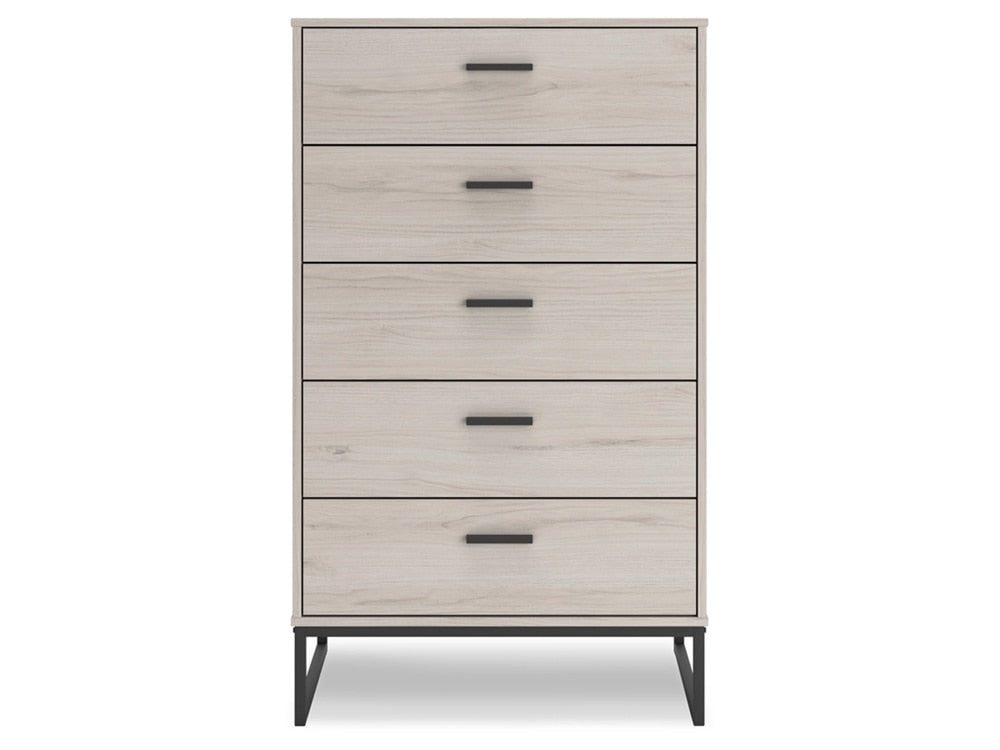 Signature Design by Ashley - Socalle Five Drawer Chest in Natural - EB1864-245 veiw 1