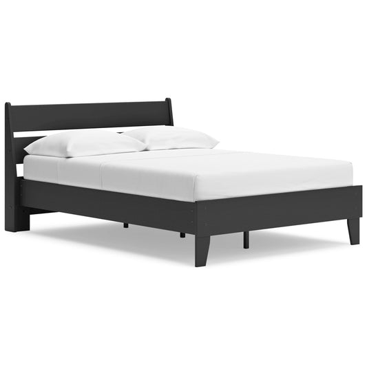 Signature Design by Ashley - Socalle Full Panel Platform Bed in Black veiw 1