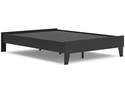 Signature Design by Ashley - Socalle Full Platform Bed in Black - EB1865-112 veiw 3