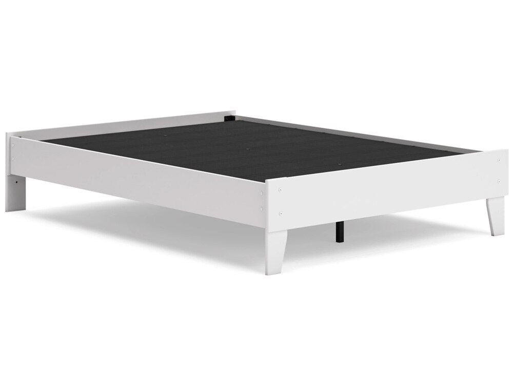 Signature Design by Ashley - Socalle Full Platform Bed in White - EB1867-112 veiw 3