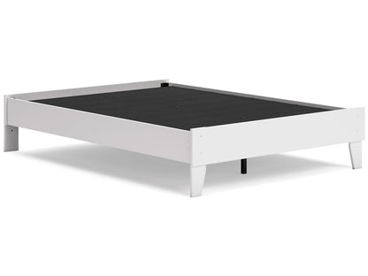 Signature Design by Ashley - Socalle Full Platform Bed in White - EB1867-112 veiw 3