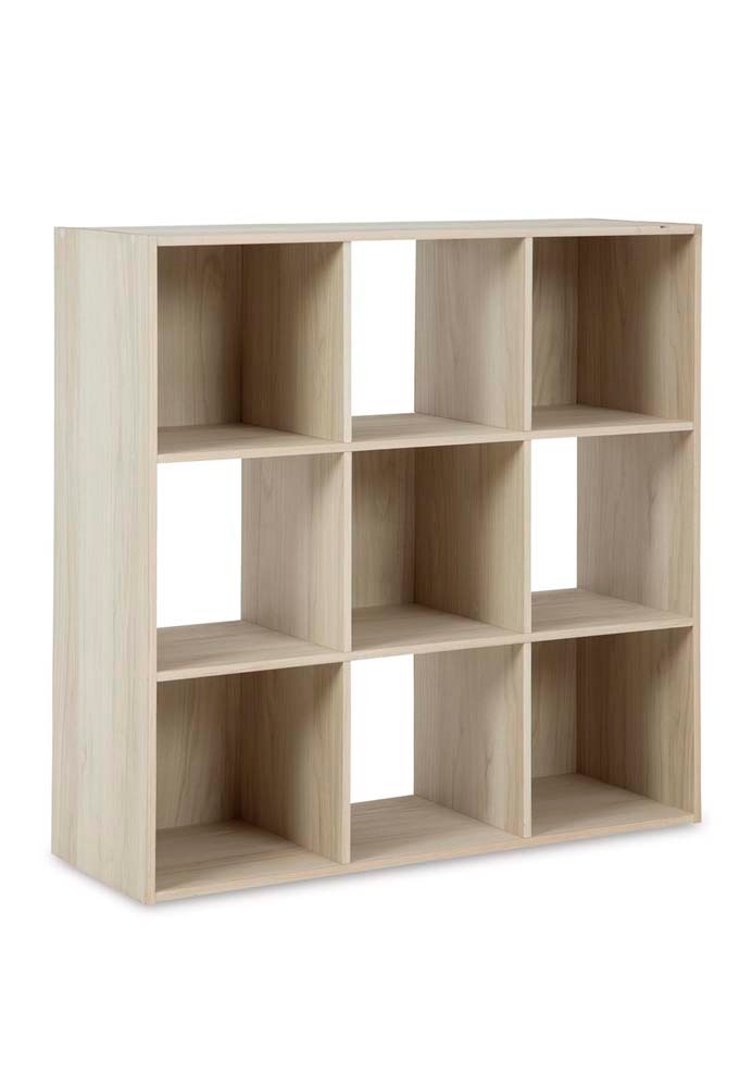 Signature Design by Ashley - Socalle Nine Cube Organizer in Natural - EA1864-3X3 veiw 1